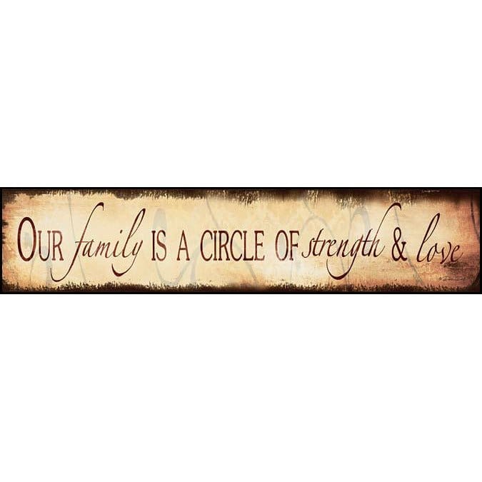 Penny Lane Publishing Our Family By Dee Dee Reynolds Art Print - 4 X 18