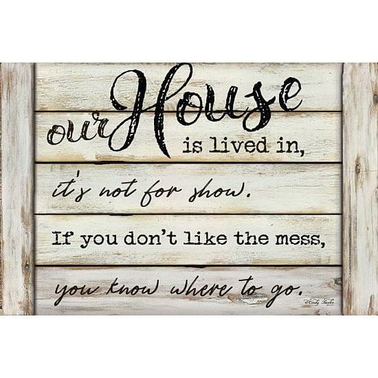 Our House Is Lived In By Cindy Jacobs Art Print - 12 X 18-Penny Lane Publishing-The Village Merchant