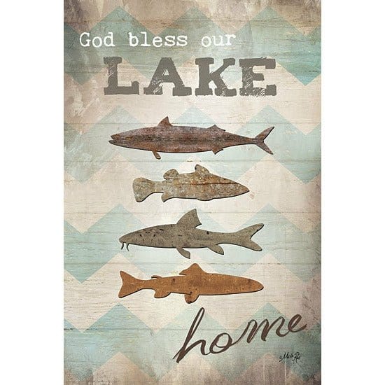 Penny Lane Publishing Out Lake Home By Marla Rae Art Print - 12 X 18