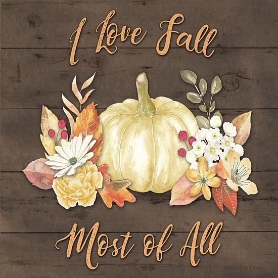 Pale Pumpkin Floral By Bluebird Barn Art Print - 12 X 12-Penny Lane Publishing-The Village Merchant