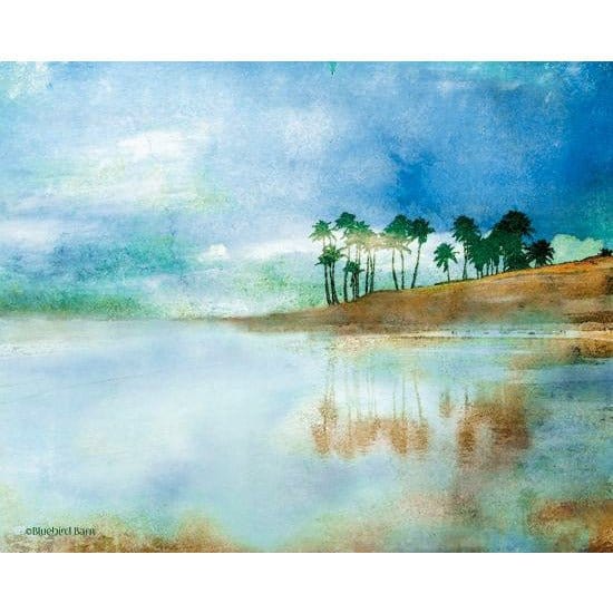 Palm Coast Beach By Bluebird Barn Art Print - 12 X 16-Penny Lane Publishing-The Village Merchant