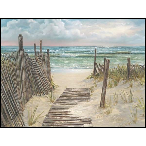 Penny Lane Publishing Path To Ocean By Georgia Janisse Art Print - 12 X 16