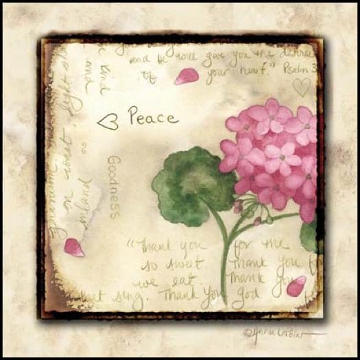 Peace By Annie La Point Art Print - 8 X 8-Penny Lane Publishing-The Village Merchant