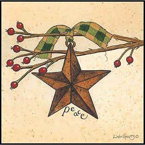 Peace By Linda Spivey Art Print - 5 X 5-Penny Lane Publishing-The Village Merchant