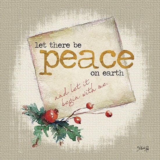 Peace On Earth By Marla Rae Art Print - 12 X 12-Penny Lane Publishing-The Village Merchant