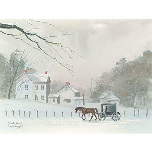 Peaceful Winter By David Bailey Art Print - 12 X 16-Penny Lane Publishing-The Village Merchant