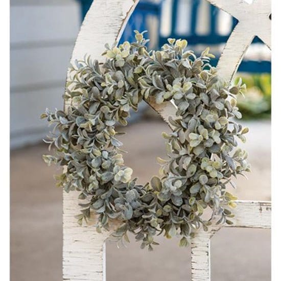 Pebble Eucalyptus Candle Ring / Wreath 6" Inner Diameter-Craft Wholesalers-The Village Merchant