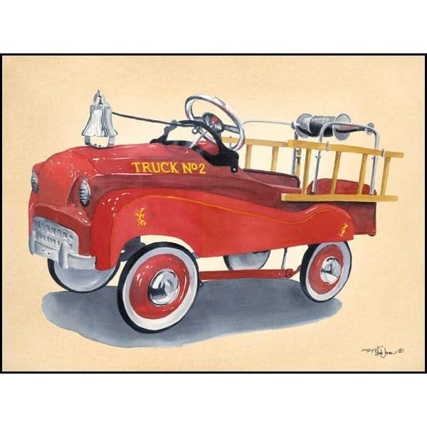 Pedal Truck By T. Steele Jones Art Print - 12 X 16-Penny Lane Publishing-The Village Merchant