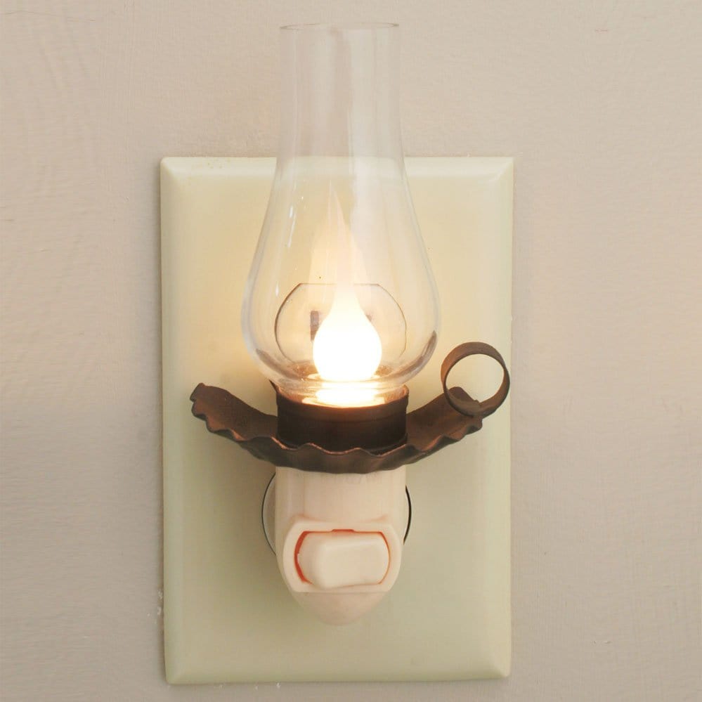 Penn's Grove With Glass Chimney Night Light-CTW Home-The Village Merchant