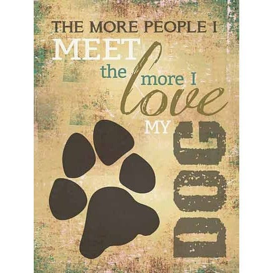 People Vs Dogs By Marla Rae Art Print - 12 X 16-Penny Lane Publishing-The Village Merchant