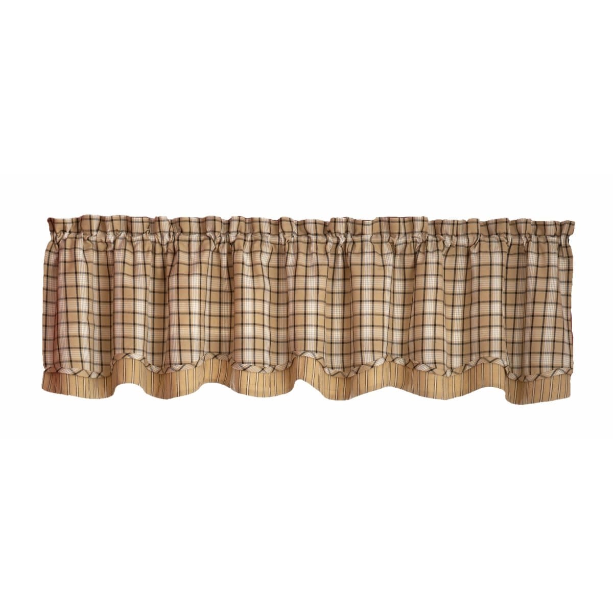 Peppercorn Layered Valance Lined-Park Designs-The Village Merchant