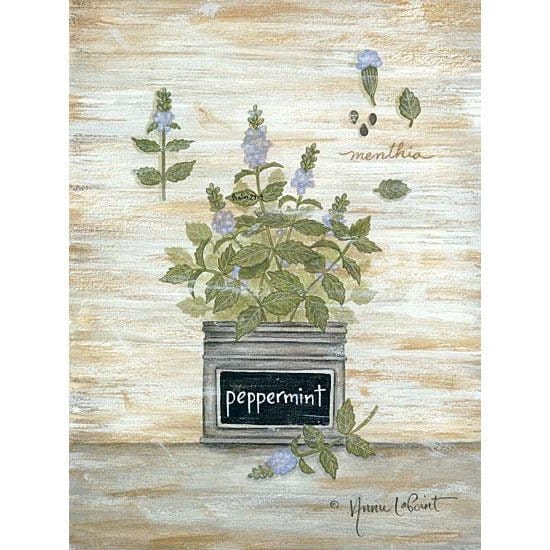 Penny Lane Publishing Peppermint Botanical By Annie La Point Art Print - 12 X 16
