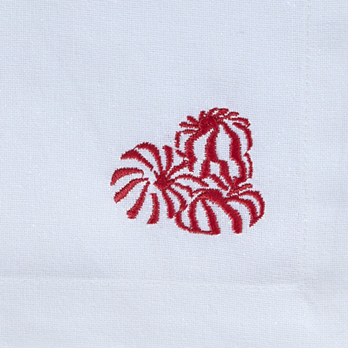 Peppermint Candy Embroidered Napkin Set of 2