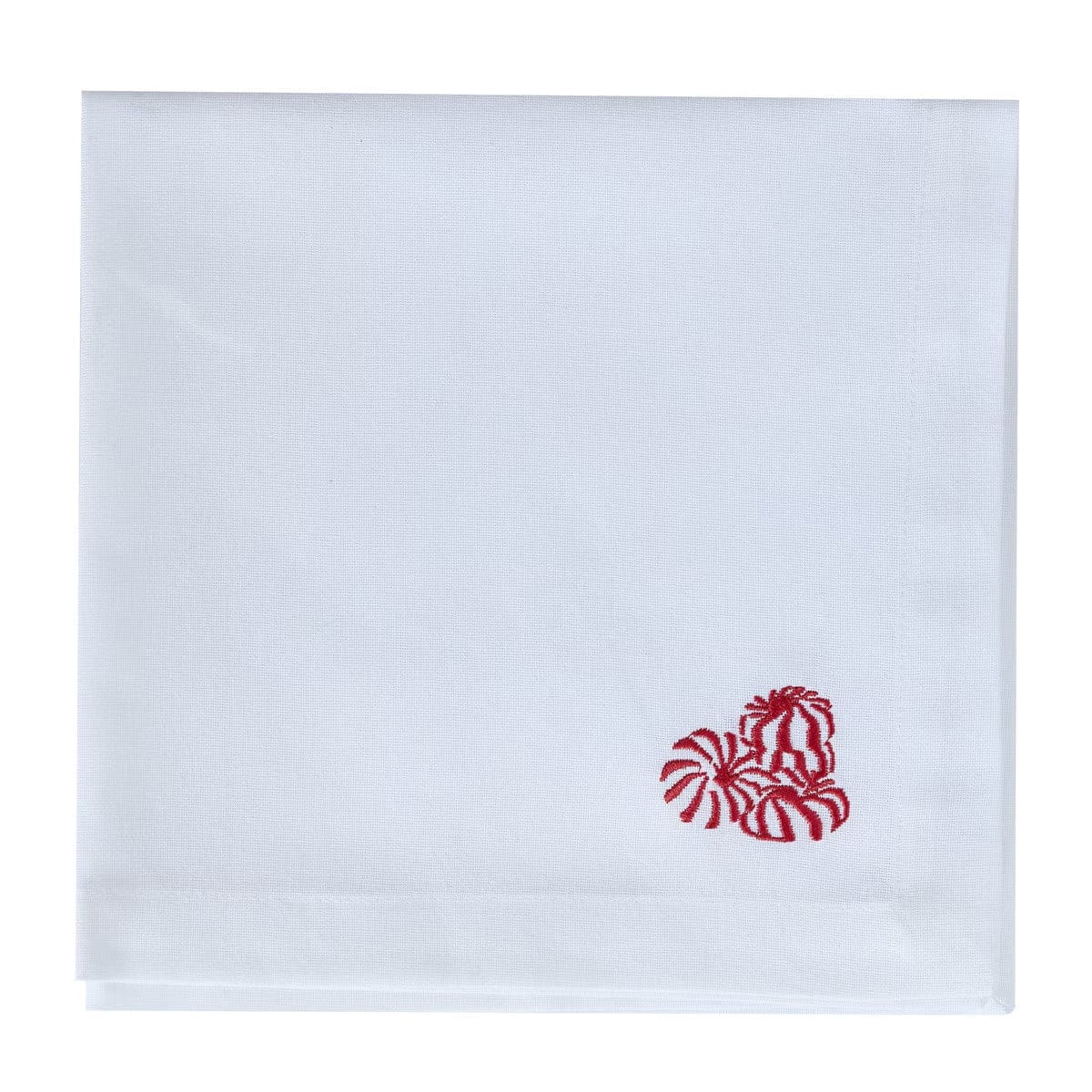 Peppermint Candy Embroidered Napkin Set of 2