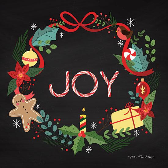 Peppermint Joy By Seven Trees Art Print - 12 X 12-Penny Lane Publishing-The Village Merchant