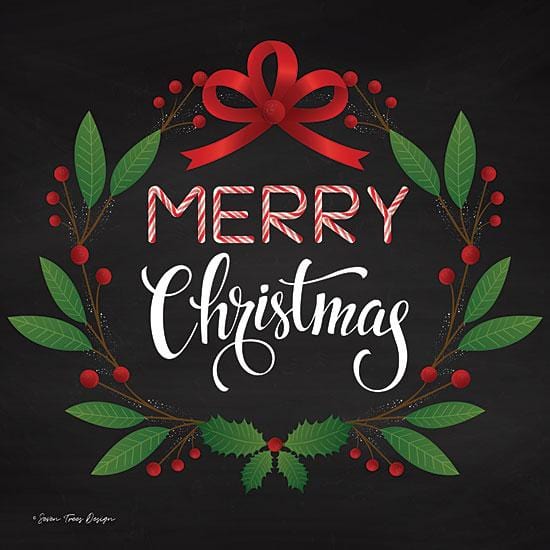 Peppermint Merry Christmas By Seven Trees Art Print - 12 X 12-Penny Lane Publishing-The Village Merchant