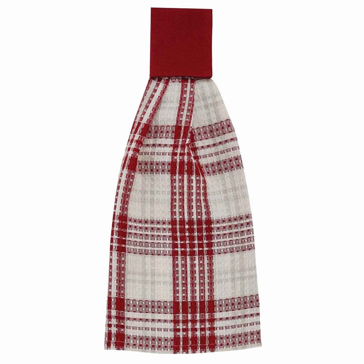 peppermint plaid Hand Towel-Park Designs-The Village Merchant