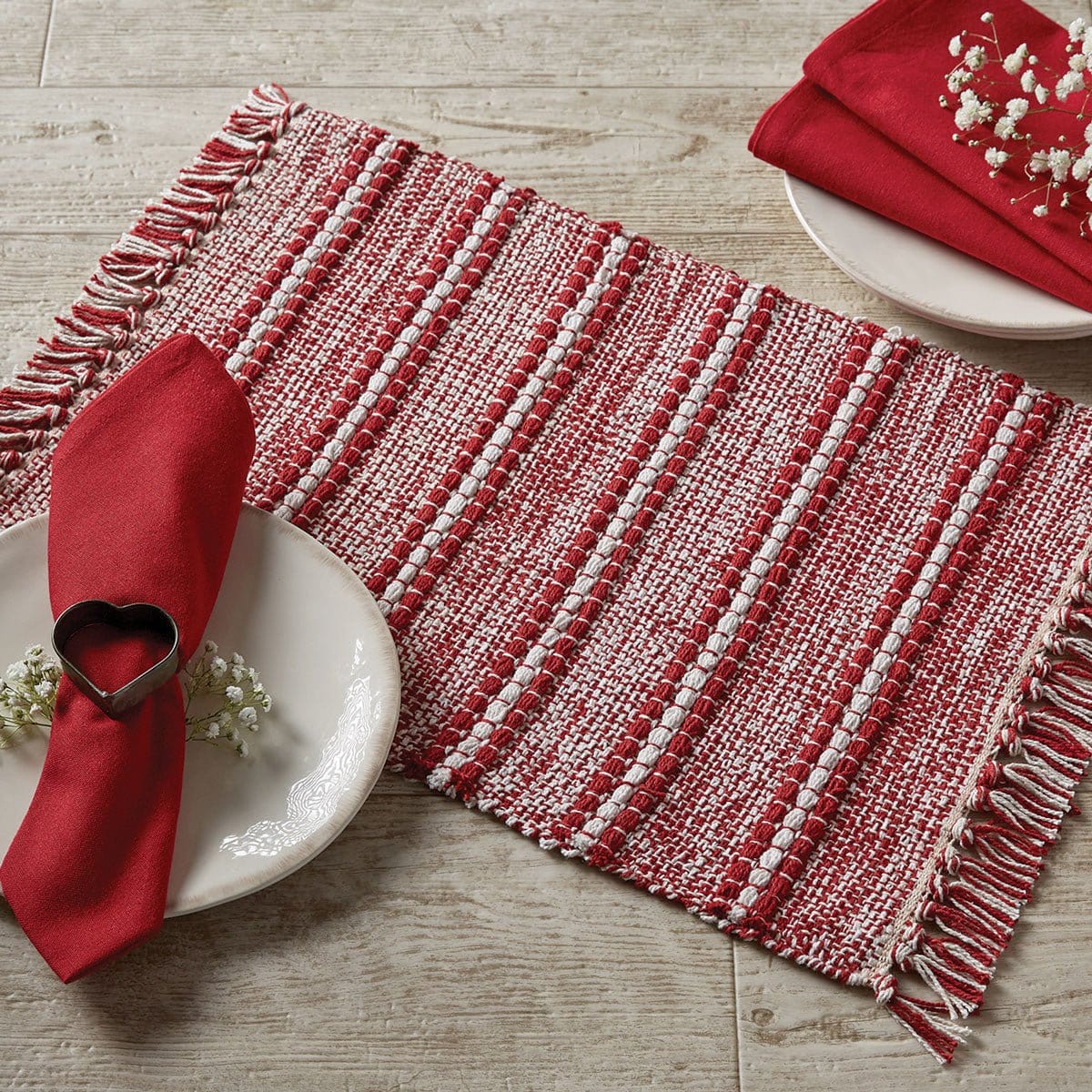 Peppermint Stripe Placemat-Park Designs-The Village Merchant