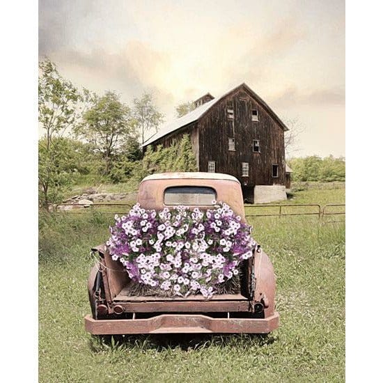 Petunia Truck By Lori Deiter Art Print - 12 X 16-Penny Lane Publishing-The Village Merchant