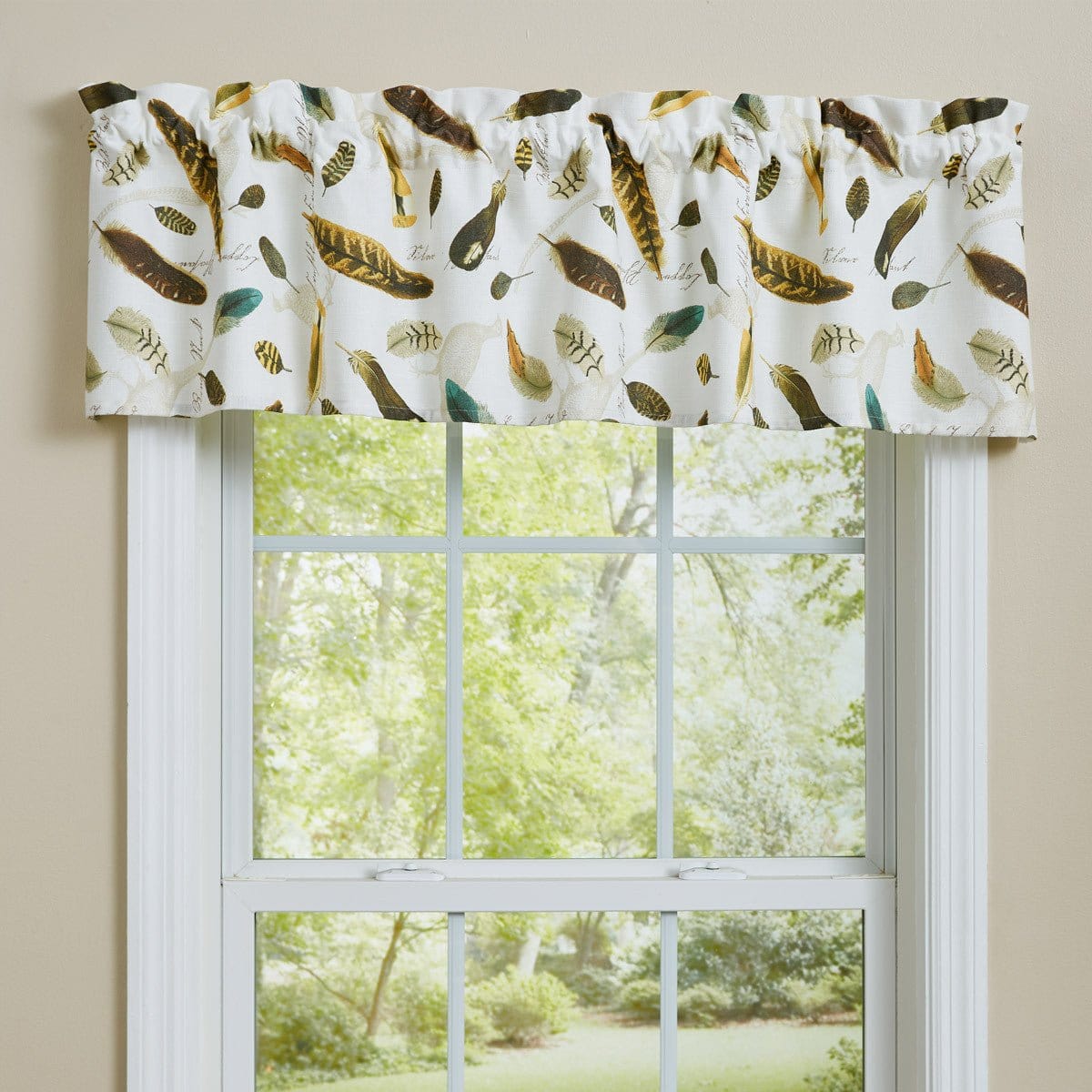 Pheasant Run Printed Valance Unlined-Park Designs-The Village Merchant