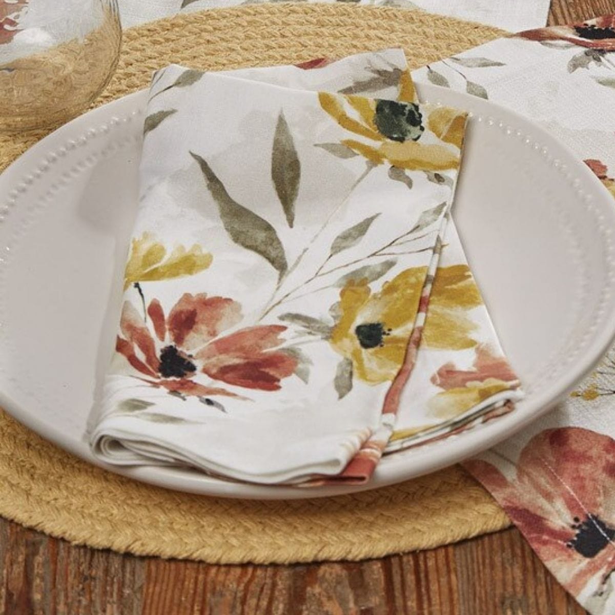 Phoenix Floral Napkin Set of 2