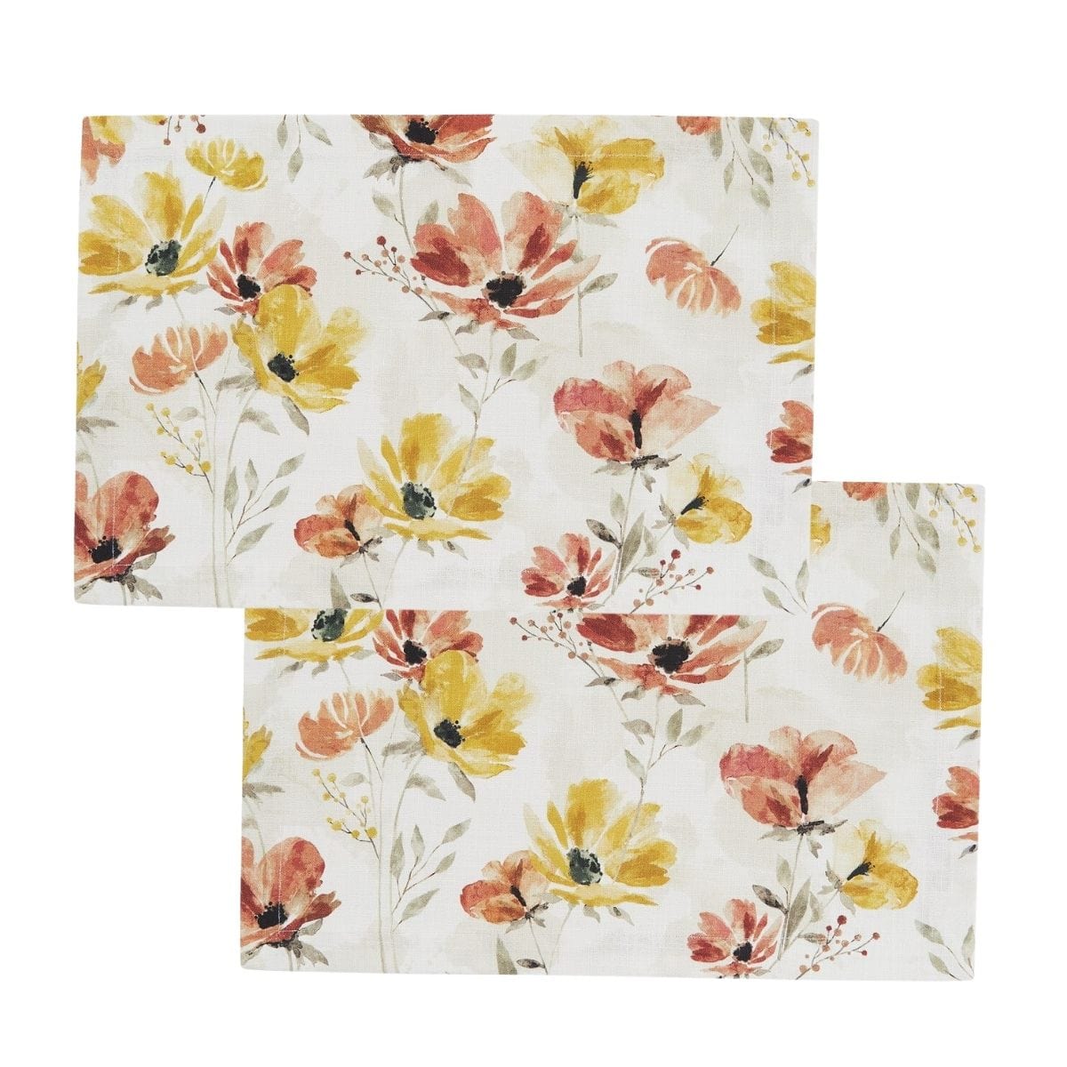 Phoenix Floral Printed Placemat Set of 2