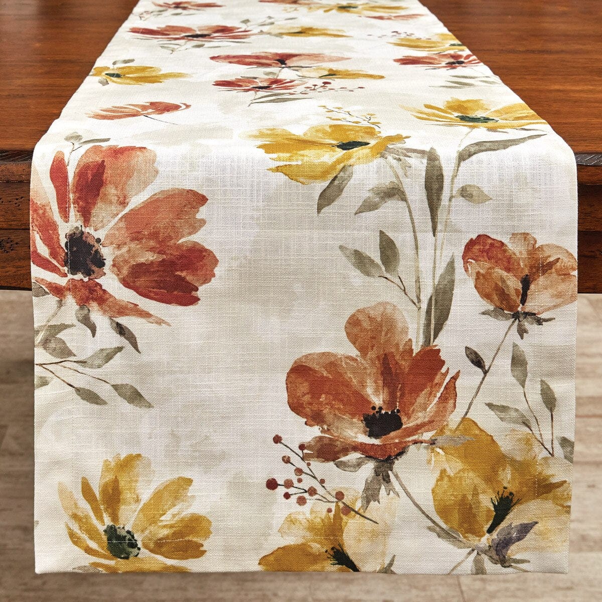 Phoenix Floral Table Runner 72" Long