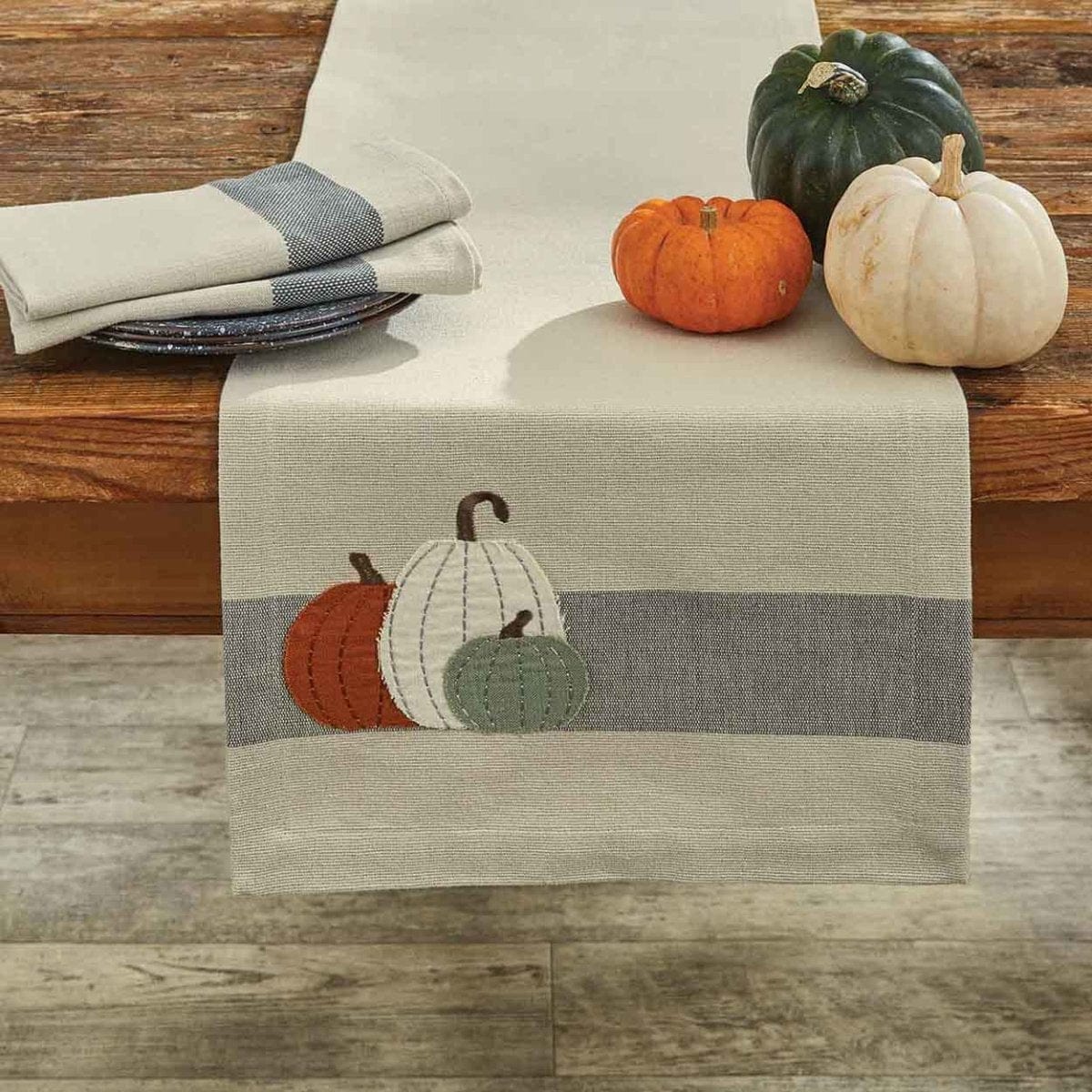 Pick of the Patch appliqued Table Runner 54" Long-Park Designs-The Village Merchant