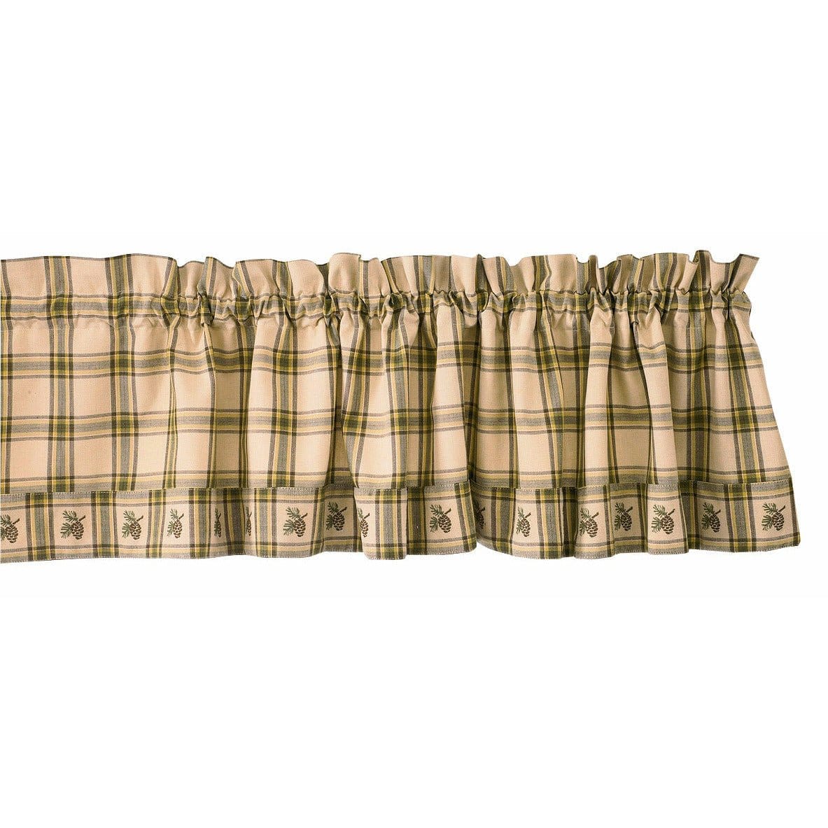 Pine Lodge Border Valance Unlined-Park Designs-The Village Merchant