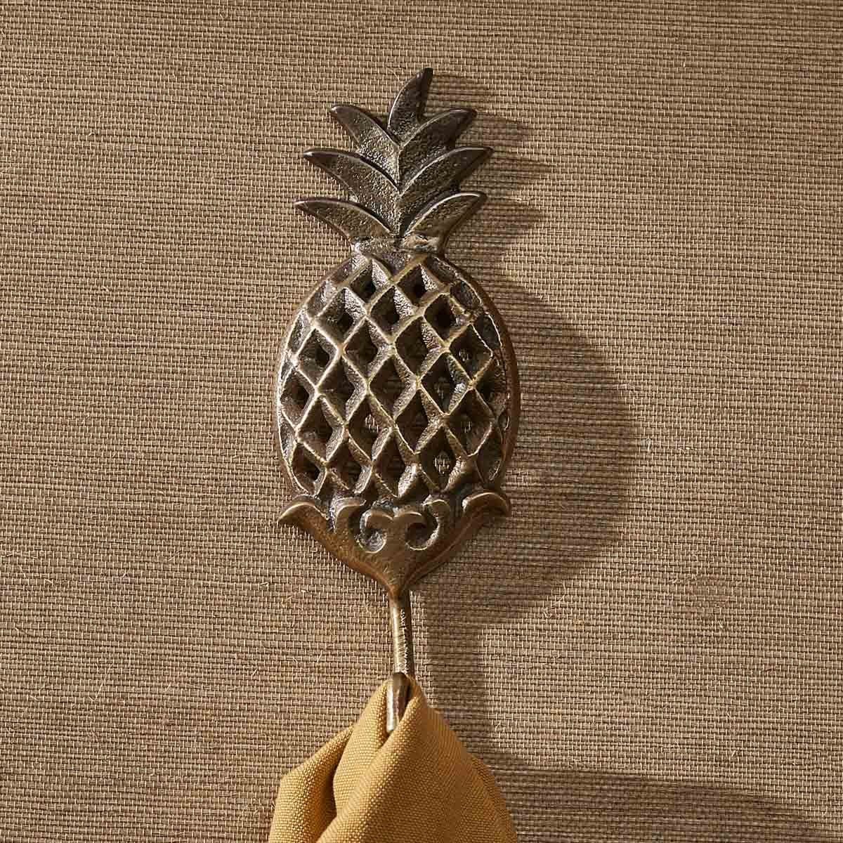 Pineapple Decorative Hook Single Hook-Park Designs-The Village Merchant