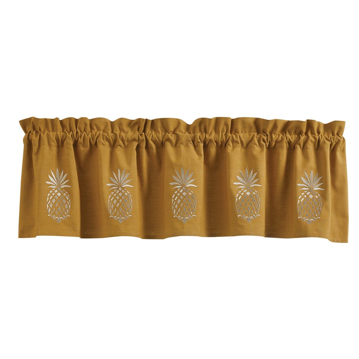 Pineapple Embroidered Valance Lined-Park Designs-The Village Merchant