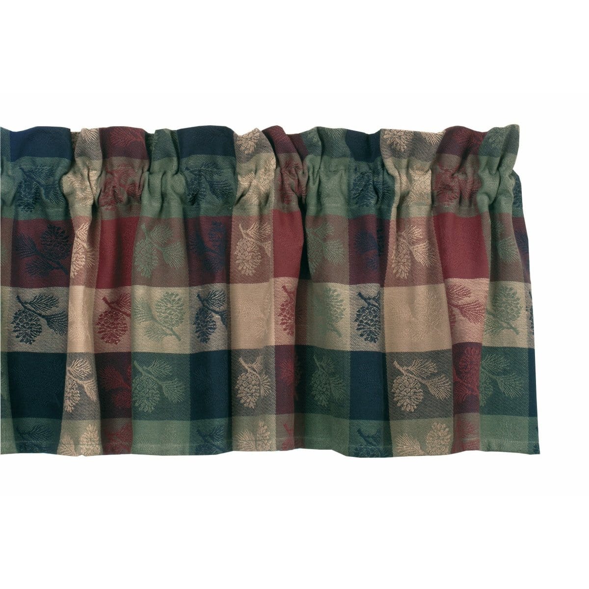 Pinecone Jacquard Valance Unlined-Park Designs-The Village Merchant
