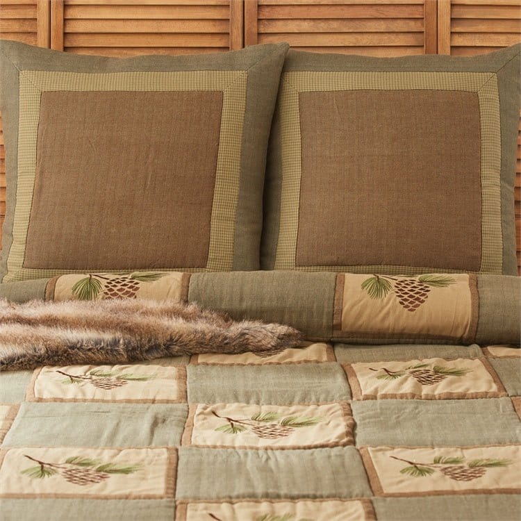 Pineview Basic Pillow Sham Euro-Park Designs-The Village Merchant