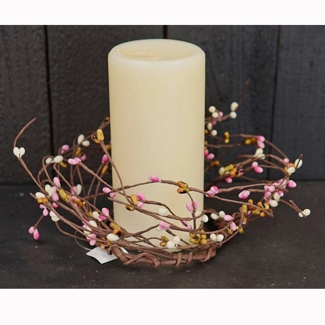 Pip Berry - Blossom Candle Ring / Wreath 3.5&quot; Inner Diameter-Impressive Enterprises-The Village Merchant