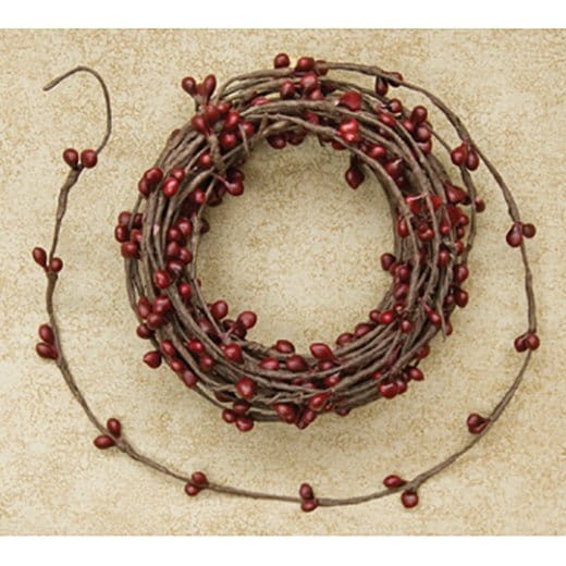 Pip Berry - Burgundy String Garland 18 Foot-Craft Wholesalers-The Village Merchant