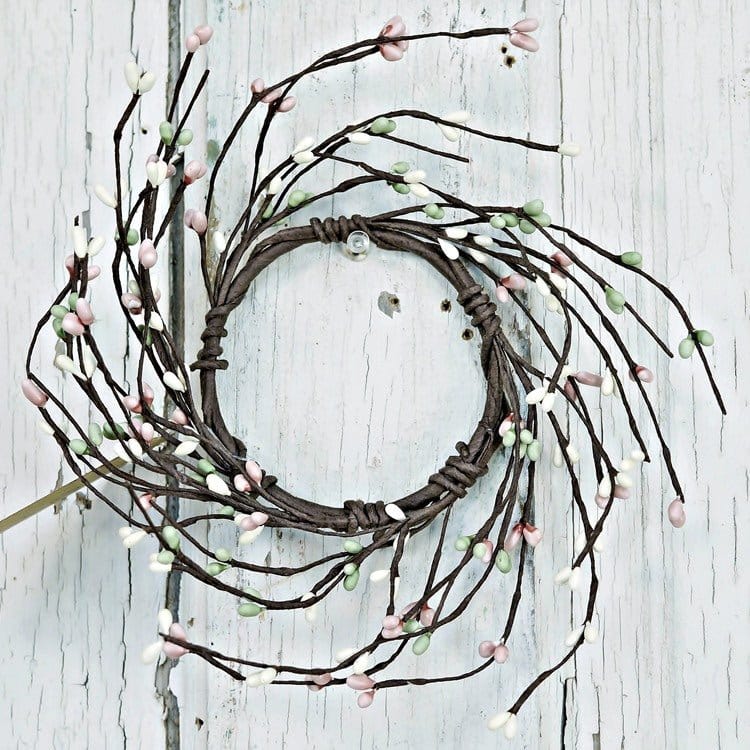 Pip Berry - English Garden Candle Ring / Wreath 3.5" Inner Diameter-Impressive Enterprises-The Village Merchant