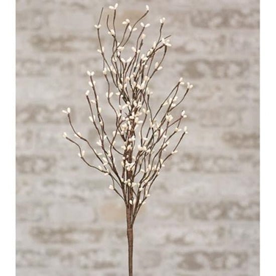 Pip Berry - Ivory Pick / Spray 20&quot; High-Craft Wholesalers-The Village Merchant