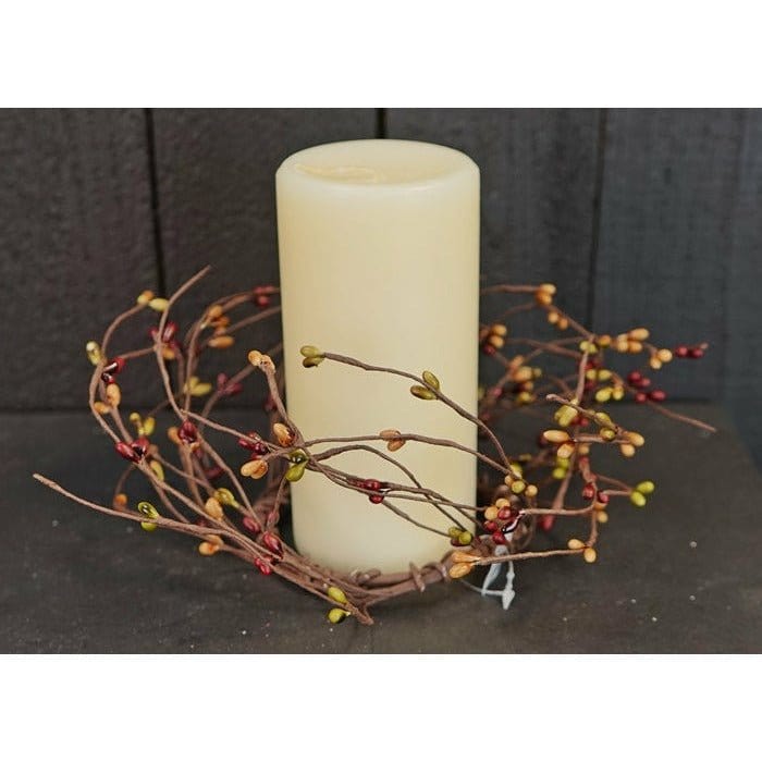 Pip Berry - Oaklawn Candle Ring / Wreath 3.5" Inner Diameter-Impressive Enterprises-The Village Merchant