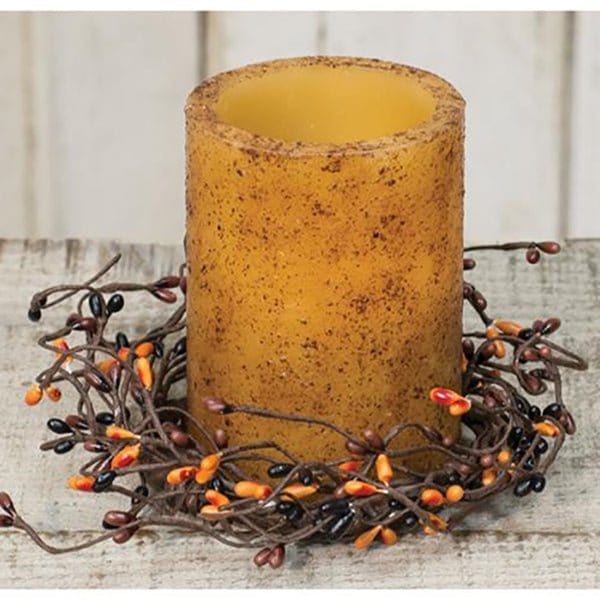 Pip Berry - Primitive Mix Candle Ring / Wreath 3.5" Inner Diameter-Craft Wholesalers-The Village Merchant