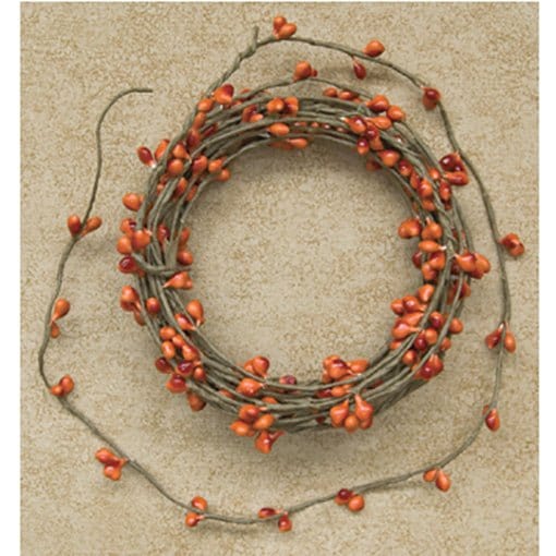 Pip Berry - Orange String Garland 6 Feet-Impressive - The Village Merchant