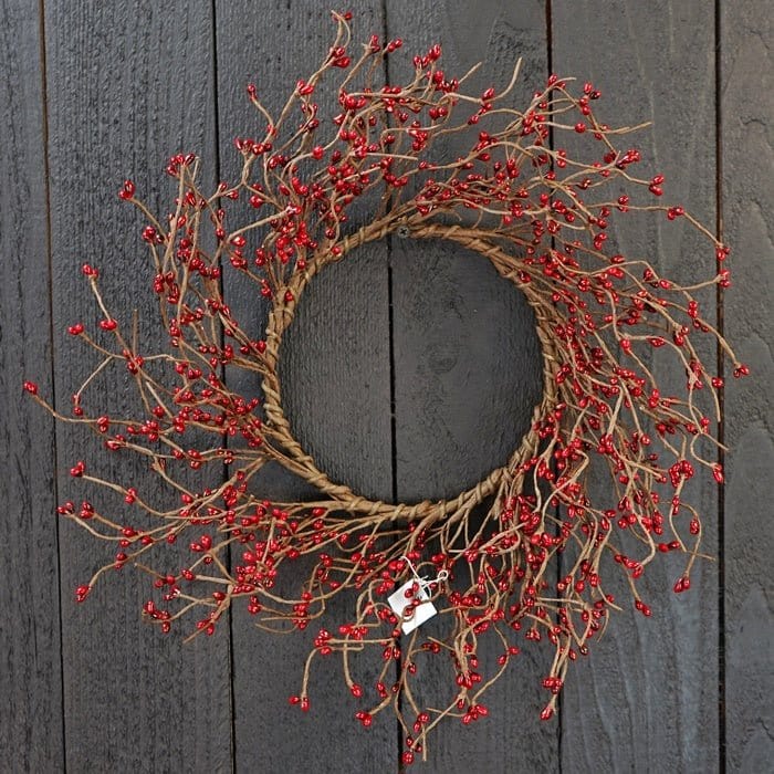 Pip Berry - Red Wreath 6" Inside / 14" Outside Diameter-Impressive Enterprises-The Village Merchant
