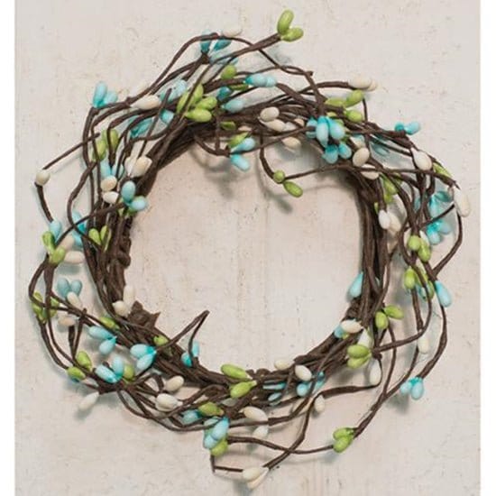 Pip Berry - Seabreeze Candle Ring / Wreath 3.5&quot; Inner Diameter-Craft Wholesalers-The Village Merchant