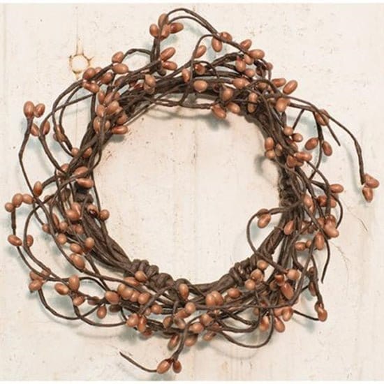 Pip Berry - Teastain Candle Ring / Wreath 3.5" Inner Diameter-Craft Wholesalers-The Village Merchant