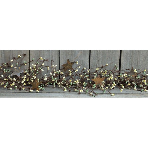 Pip Berry With Stars - Coffee Bean Garland-Craft Wholesalers-The Village Merchant