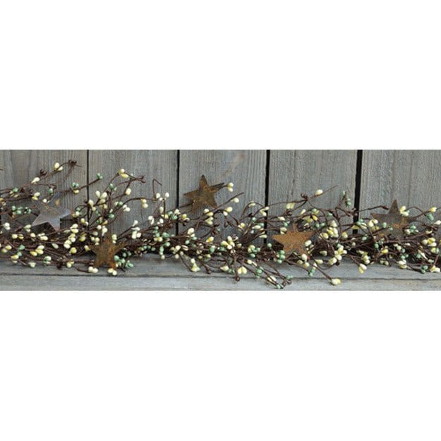 Pip Berry With Stars - Coffee Bean Garland-Craft Wholesalers-The Village Merchant