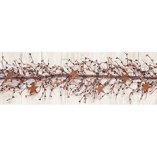 Pip Berry With Stars - Primitive Mix Garland-Craft Wholesalers-The Village Merchant