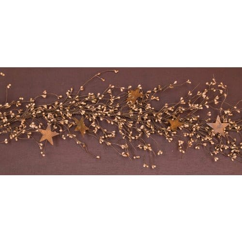 Pip Berry With Stars - Teastain Garland-Craft Wholesalers-The Village Merchant