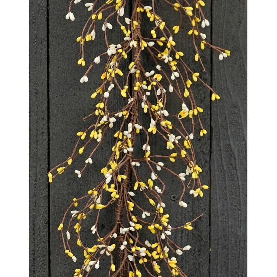 Pip Berry - Yellow / Cream Garland 4.5 Feet-Impressive Enterprises-The Village Merchant