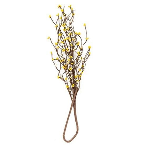 Pip Berry - Yellow / Cream Pick / Spray 20" High-Craft Wholesalers-The Village Merchant