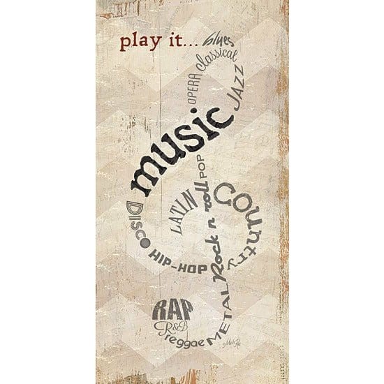 Play It By Marla Rae Art Print - 9 X 18-Penny Lane Publishing-The Village Merchant